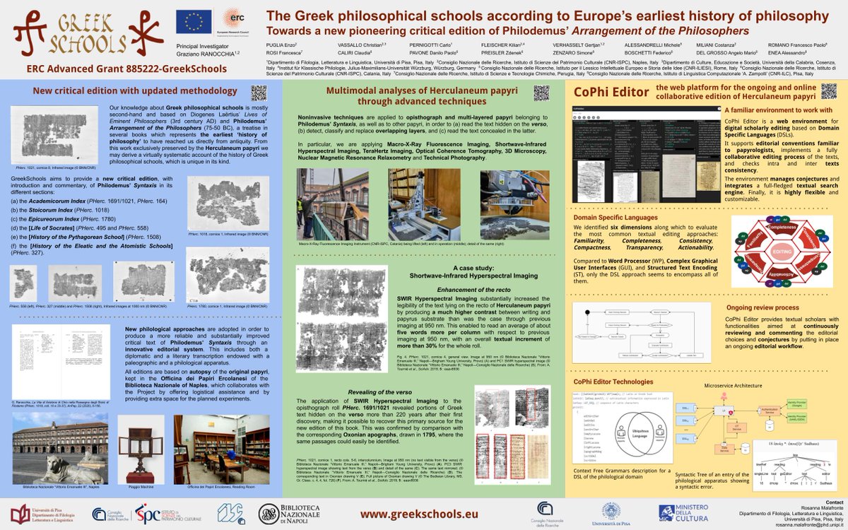 Here is the Poster: please enjoy it!  #Papyrology #Classicalphilology #Classics #Palaeography