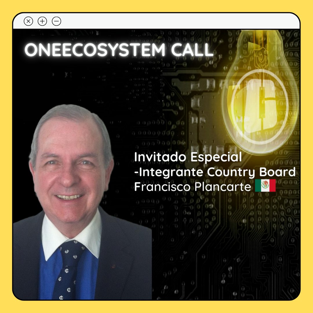 ecosystem_one's tweet photo. ONE ECOSYSTEM CALL📲
Reunión para Socios 👫👫
📆HOY JUEVES 
⏰8:00 PM Hora CDMX

Invitado especial : 
Francisco Plancarte🧑‍⚖️
“Democracia del Dinero hacia un Parlamento Mundial Ciudadano”

Obsérvalo por FACEBOOK LIVE
@DealshakerMx https://t.co/3K0a4BWBQt
