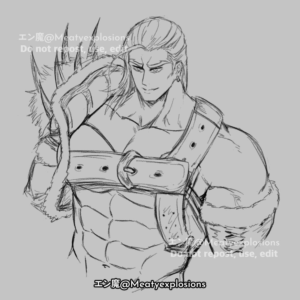 Meatyexplosions's tweet photo. first time really drawing bune with his clothes WWW
also extra beelze because I want to draw him again https://t.co/KW8EN9OZrP