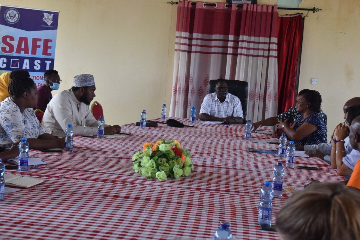 KECOSCE's tweet photo. With support from the @StateINL thru #safecoast, we held a consensus-building forum chaired by County Commissioner in Mombasa county at the CC's office where we successfully identified flashpoints to focus on during this electoral period. https://t.co/c8pac3ZfeJ