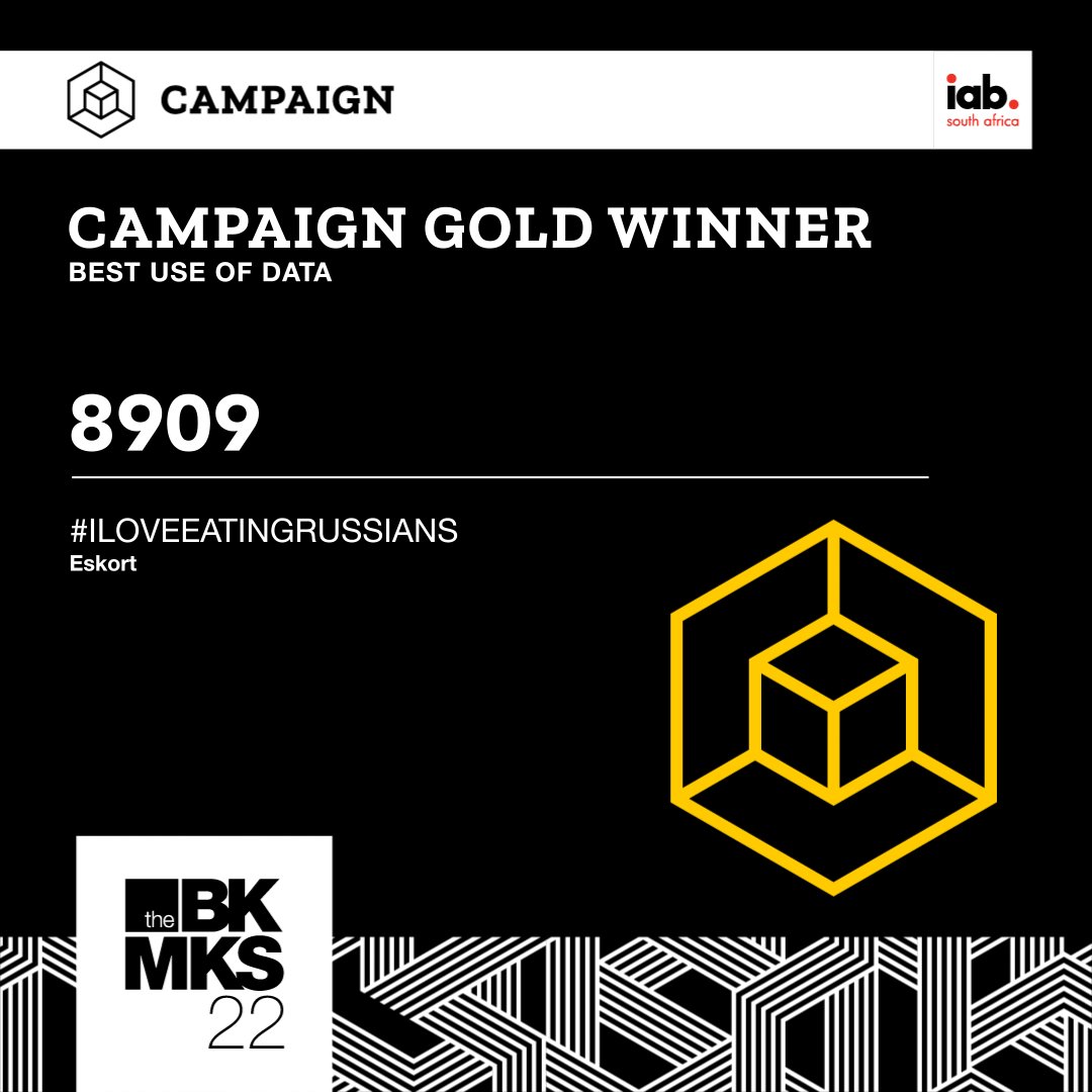 ✨Congratulations to 8909 for winning a Gold Award for Best Use of Data in the Campaign Category🎖️

The Campaign Category is proudly sponsored by Tractor Outdoor. 

#Bookmarks2022
#DigitalExcellence
#BMA2022