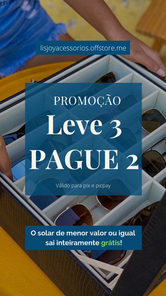 Lisjoy_'s tweet photo. #promocao #oculosdesol #oculosrecife https://t.co/VmQdUdjQb3