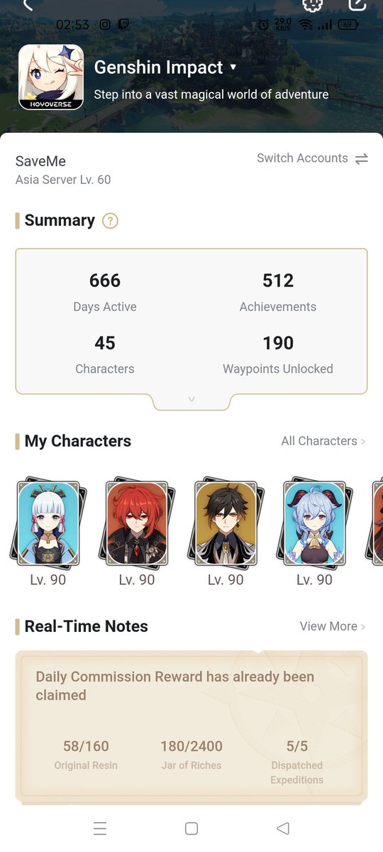 SaveMeGaming's tweet image. 666 day pogu