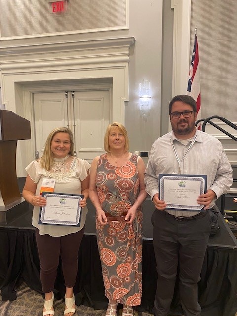 Congrats to our own Kyle Fulton and Alyssa Johnston for completing the Byrl R Shoemaker CTE Institute. They were presented with certificates at the OACTE conference.