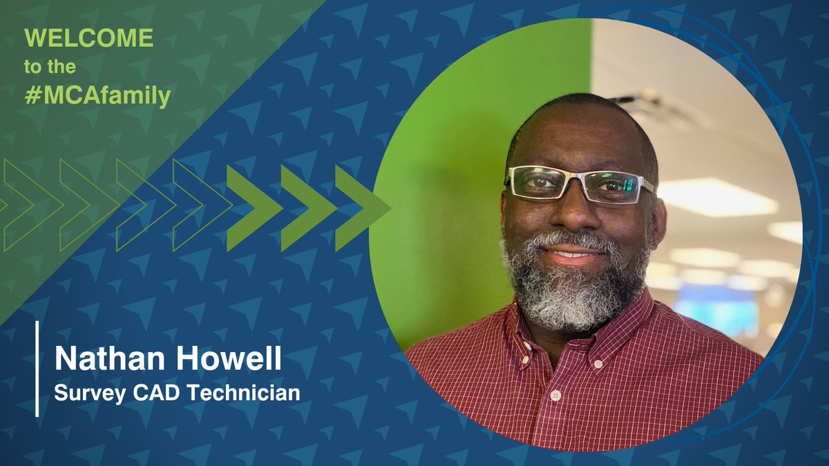 We’re excited to welcome Nathan Howell to the #MCAfamily as a Survey CAD Technician. With over 20 years of experience preparing drawings, Nate will leverage this for MCA’s Utility, Civil/Site, Architectural, and Telecommunication clients.