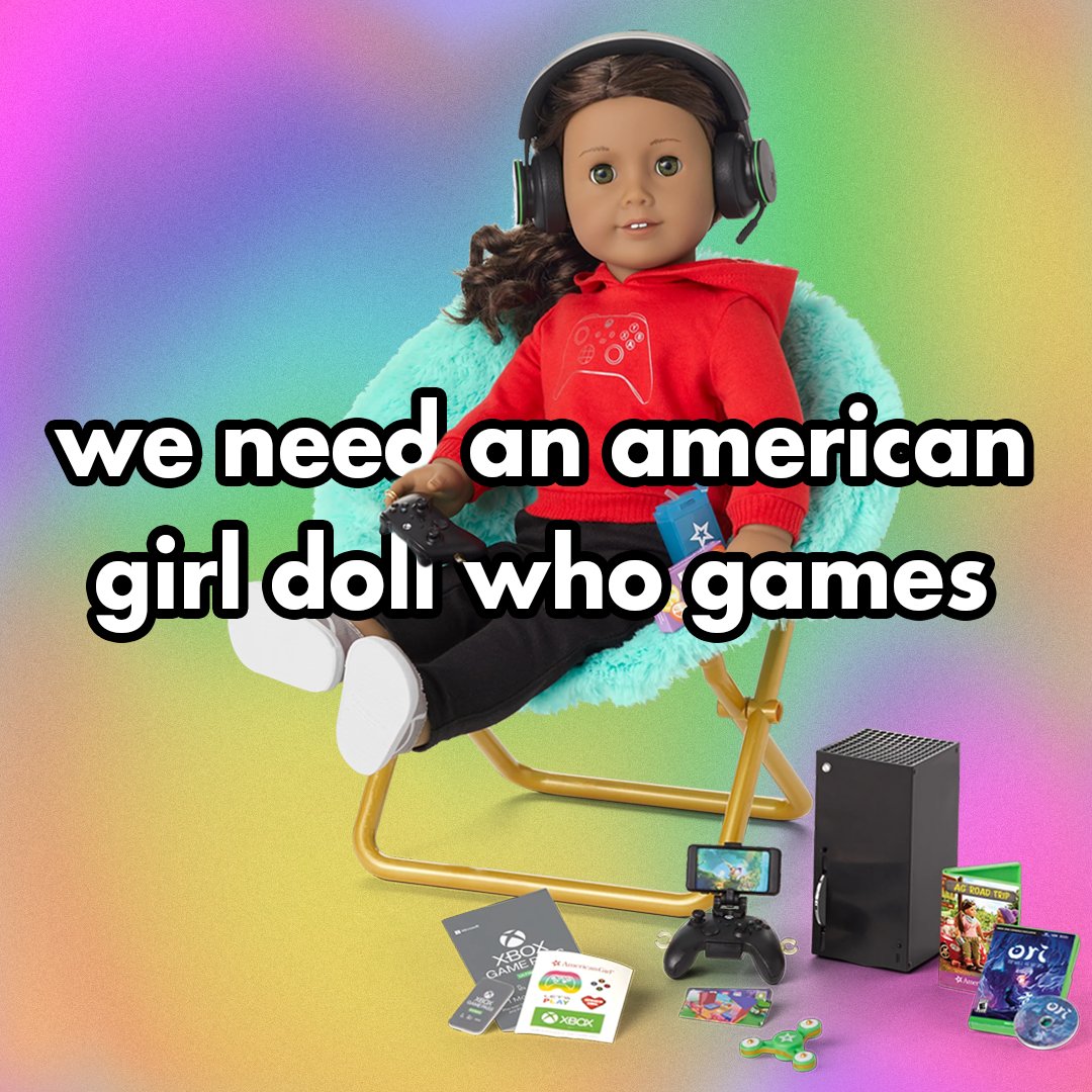 American Girl® + Xbox Gaming Set