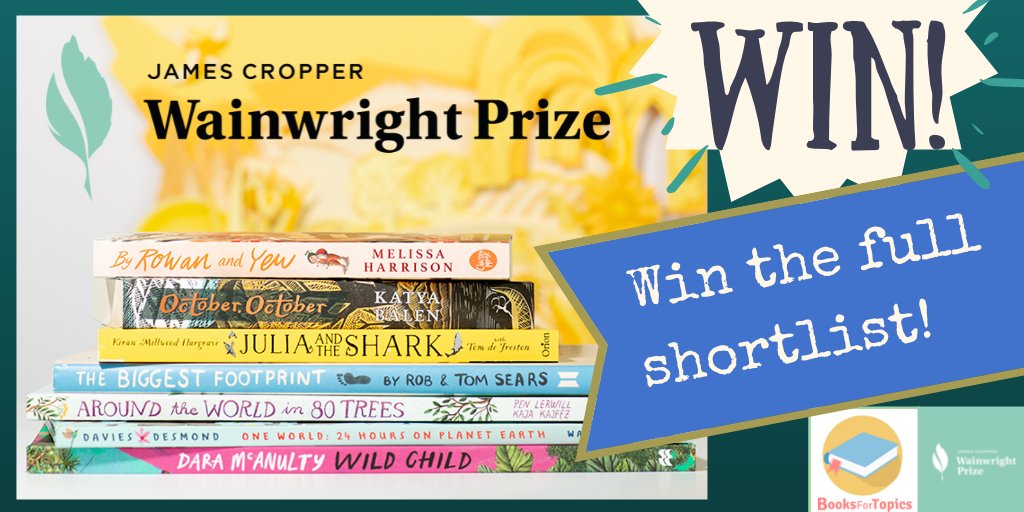 🏆BOOK GIVEAWAY!🏆 To celebrate the inaugural @wainwrightprize shortlist being announced, you can WIN the full children's shortlist! ➡️READ MORE about the award, the shortlist & the giveaway: booksfortopics.com/post/giveaway-… To enter, follow @booksfortopics & RT before 11.59pm 1/8 (UK)