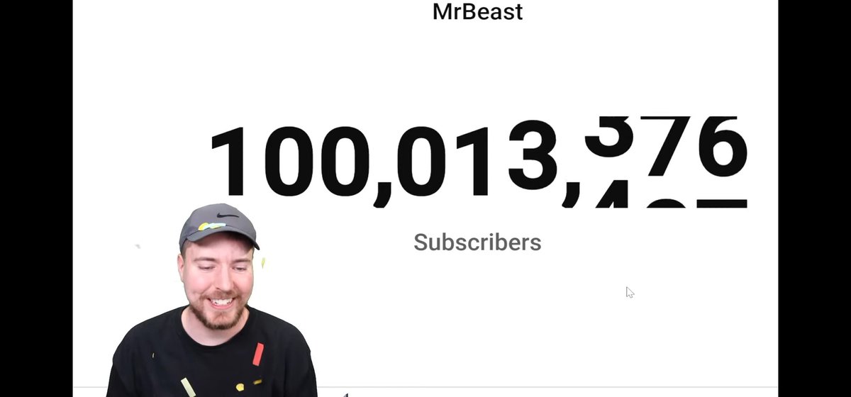 StephenBromle13's tweet photo. @MrBeast Congratulations! Keep up the amazing work! You definitely deserve the 100mil subs! https://t.co/lGQ1ccPvvZ