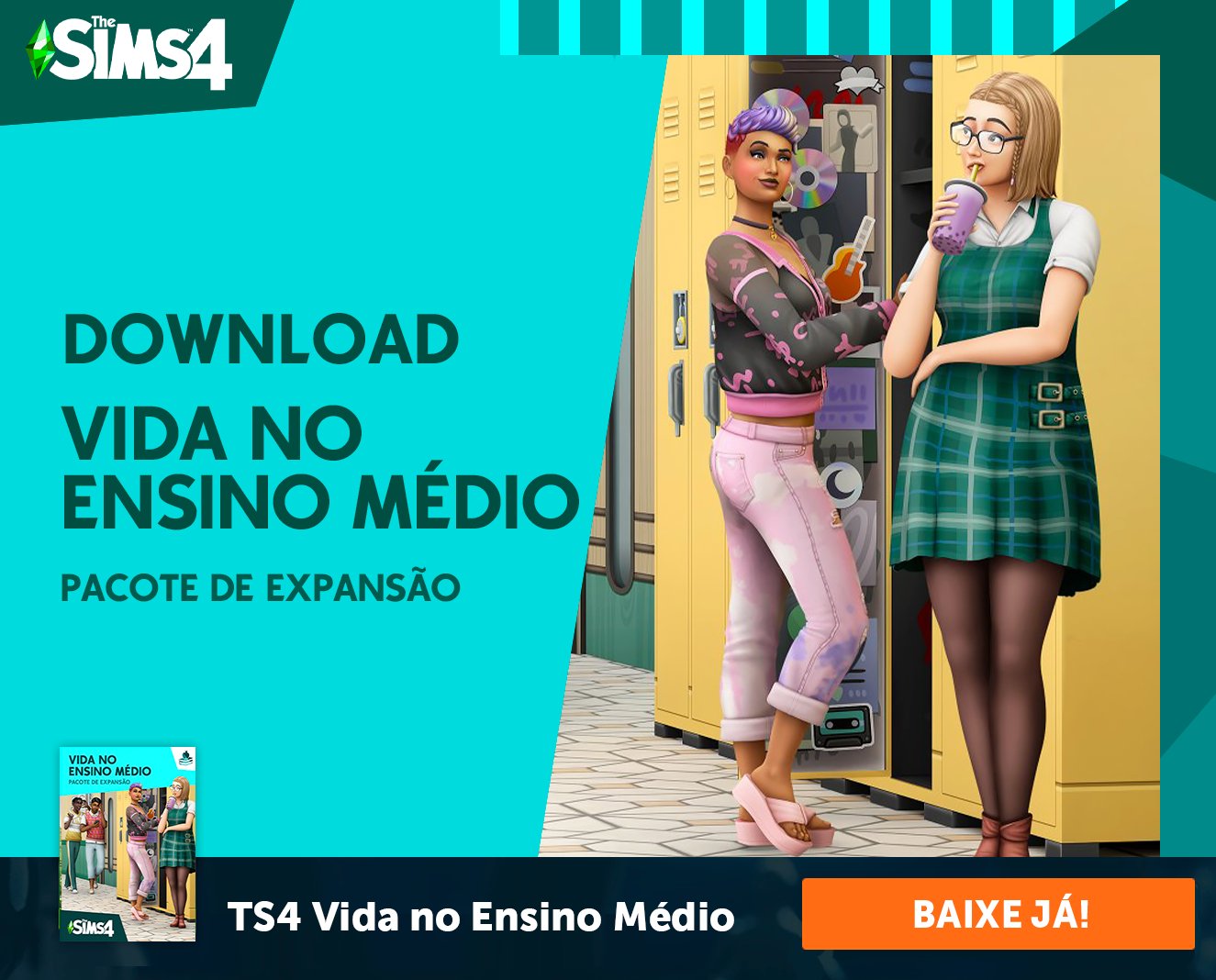 The Sims 4: Expansão Vida no Ensino Médio já está disponível