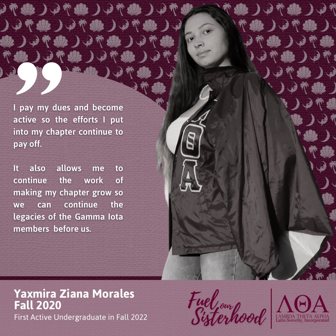 LTA1975's tweet image. We recognize our first Undergraduate &amp;amp; Alumna members who chose active membership in FA22. The deadline to pay your dues is 09/01 at 11:55 p.m. ET. Visit our dues page here: bit.ly/3zNdXXg 🔗#LTA1975 #BeActive #LifetimeCommitment #Sisterhood
