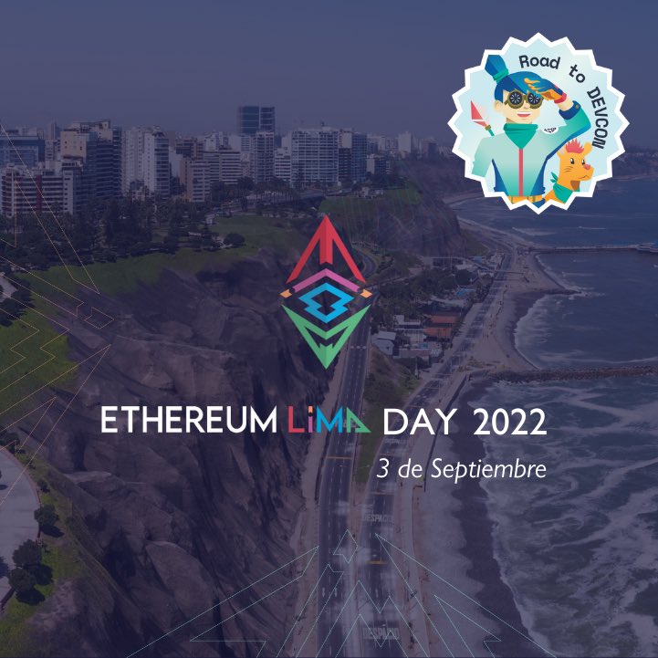 En este día tan especial para los peruanos anunciamos el Ethereum Lima Day, un evento para los futuros constructores de la Web3.
#RoadToDevcon <a href="/EFDevcon/">Devcon 8 | Mumbai, India 🇮🇳</a>