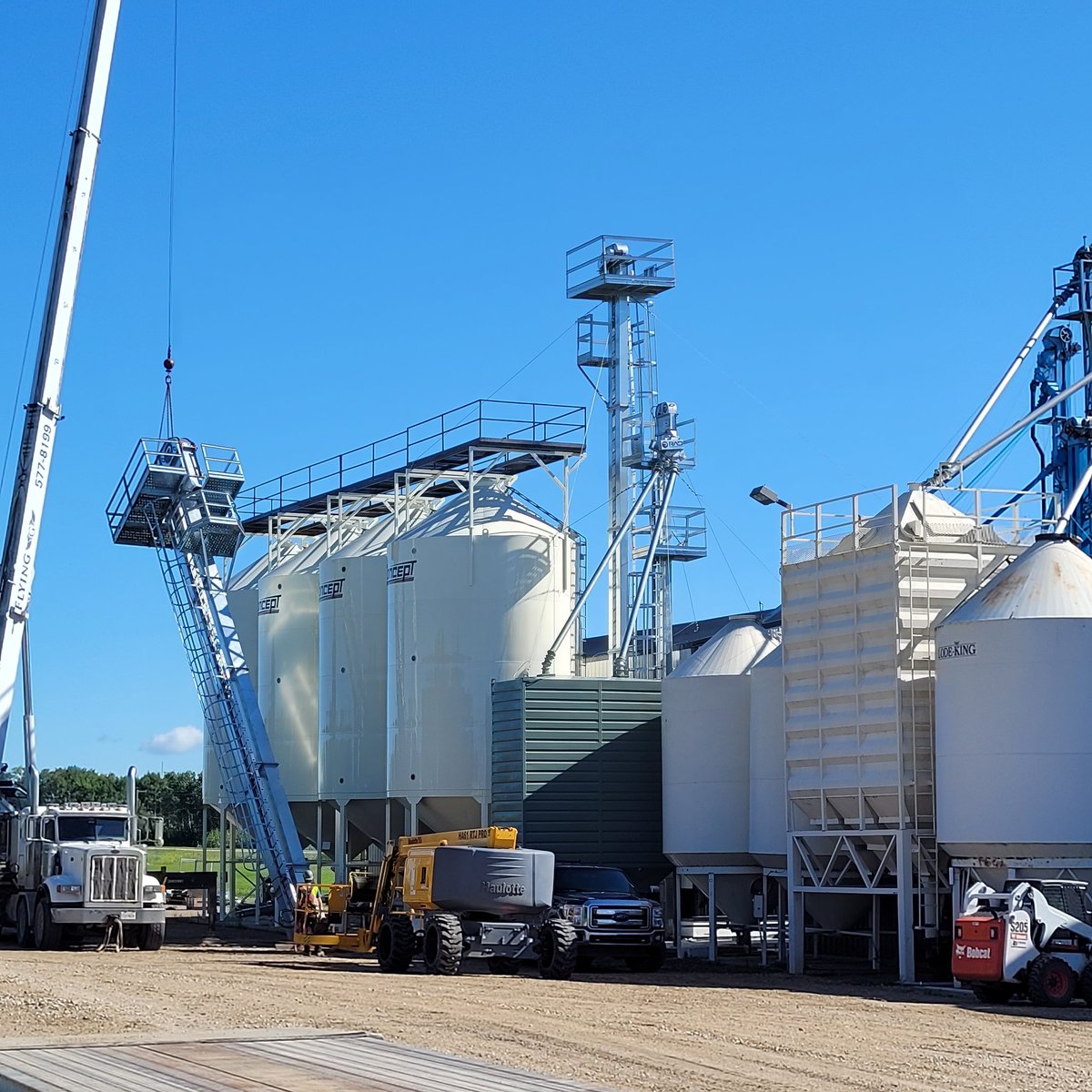 KBIprocessing's tweet image. The last leg was stood up today! Looking forward to getting some product flowing soon!