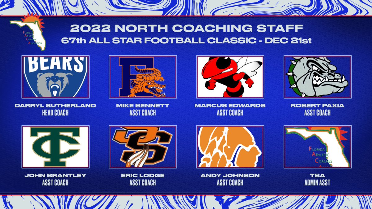 FACA (@facacoach) on Twitter photo Congratulations! <a href="/FlaHSFootball/">FloridaHSFootball.com</a> <a href="/BartramTrail/">Bartram Trail Bears</a> <a href="/EscambiaFb/">Escambia Gators Football</a> <a href="/LHSHornets/">LHSAthletics</a> <a href="/FPCHSFootball/">FPC Football</a> @CoachBrantleyTC <a href="/elodge4/">Eric Lodge</a> <a href="/BooneBravesSwag/">Boone Braves Football</a> Congratulations! <a href="/FlaHSFootball/">FloridaHSFootball.com</a> <a href="/BartramTrail/">Bartram Trail Bears</a> <a href="/EscambiaFb/">Escambia Gators Football</a> <a href="/LHSHornets/">LHSAthletics</a> <a href="/FPCHSFootball/">FPC Football</a> @CoachBrantleyTC <a href="/elodge4/">Eric Lodge</a> <a href="/BooneBravesSwag/">Boone Braves Football</a>