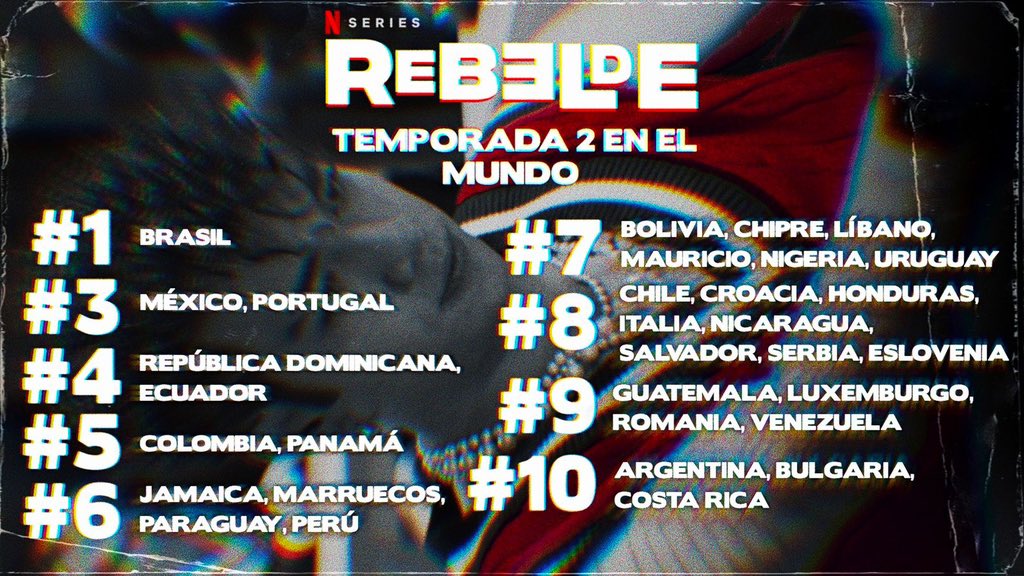 Gracias! 🙏🏽 #RebeldeNetflix