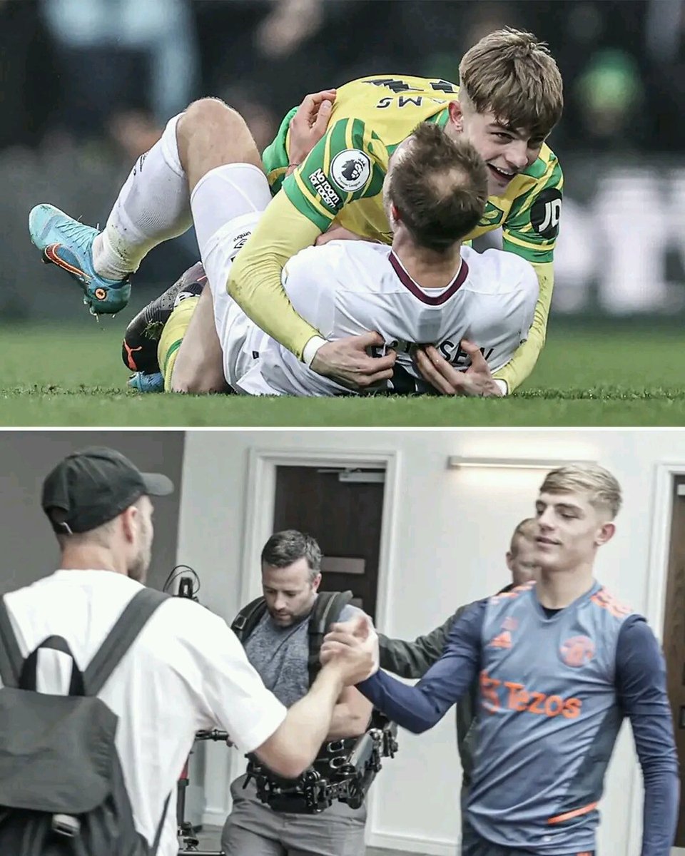 Christian Eriksen and Brandon Williams reunited 🤝