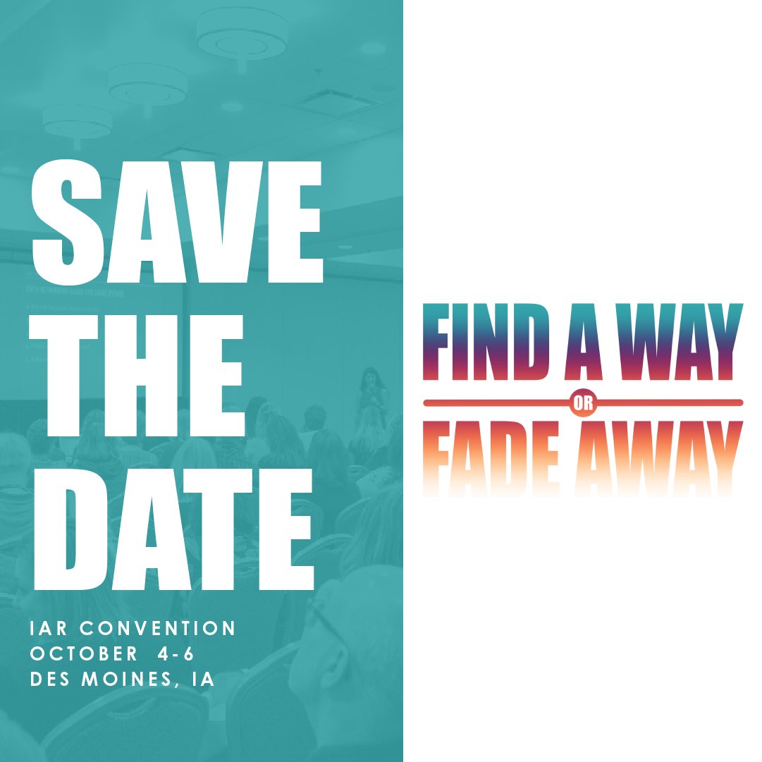 Convention 2022 will be here before we know it! Join us October 4-6 in Des Moines for tons of networking, CE, and FUN!