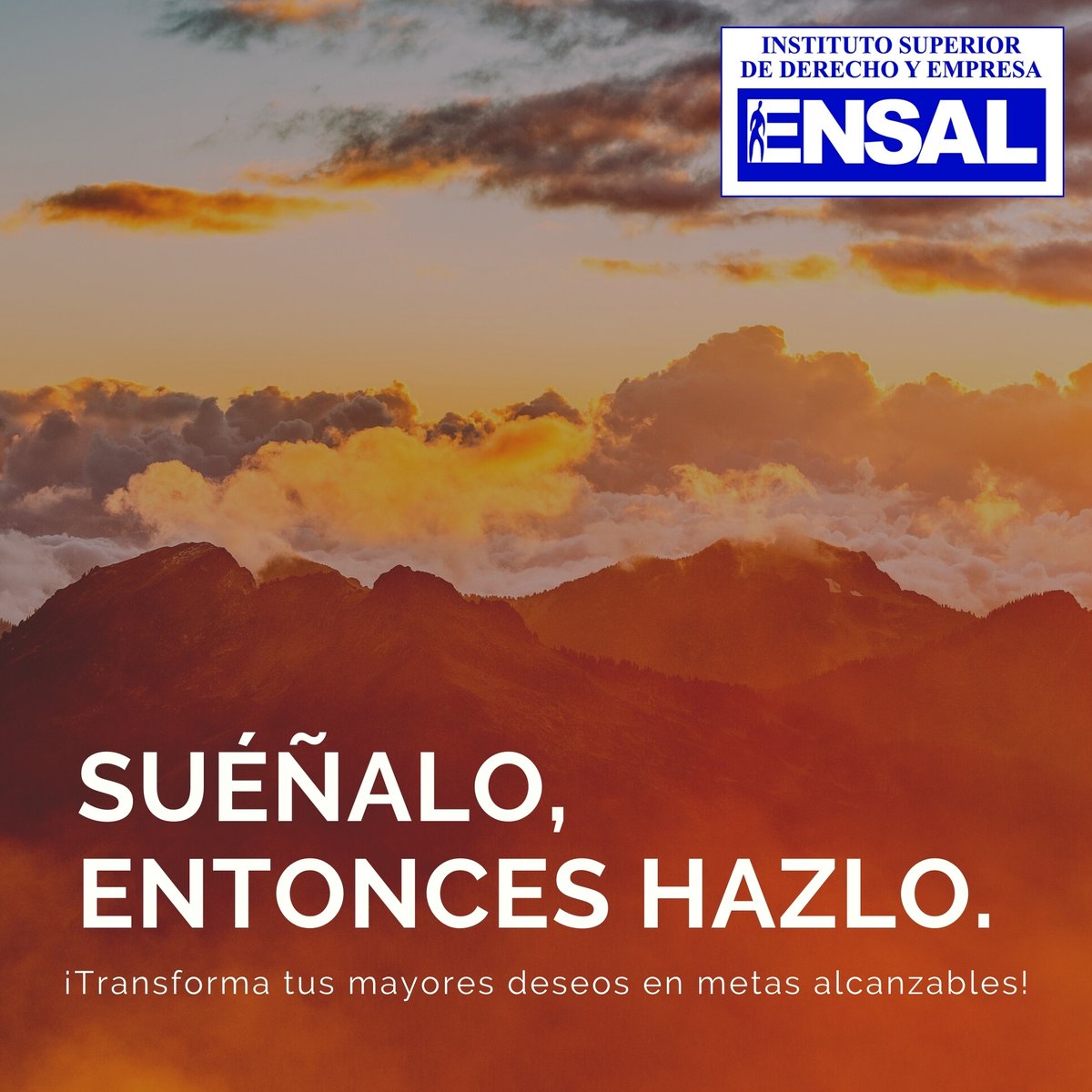 EnsalFormacion's tweet photo. "Suéñalo, entonces hazlo" 💪 ¡Transforma tus mayores deseos en metas alcanzables! 🎓
👉 Desde ENSAL Formación trabajamos día a día, para que esas metas laborales se hagan realidad 💭
🌐 https://t.co/r7BgxnI2AE
#ENSAL #Formación #Oposiciones #Masters #MastersMBA #MBA https://t.co/ssclpdez0u