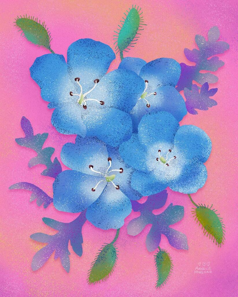 __AM_'s tweet photo. These are βBaby Blue Eyesβ created for the @makeartthatsells #matsbootcamp! Which background do you like the best?
.
.
#matsbootcamp2022 #makeartthatsells #artlicensing #walldecor #floralartwork #procreateart #availableforlicensing https://t.co/kyMVe3FY7t https://t.co/CSDA4xSYCi