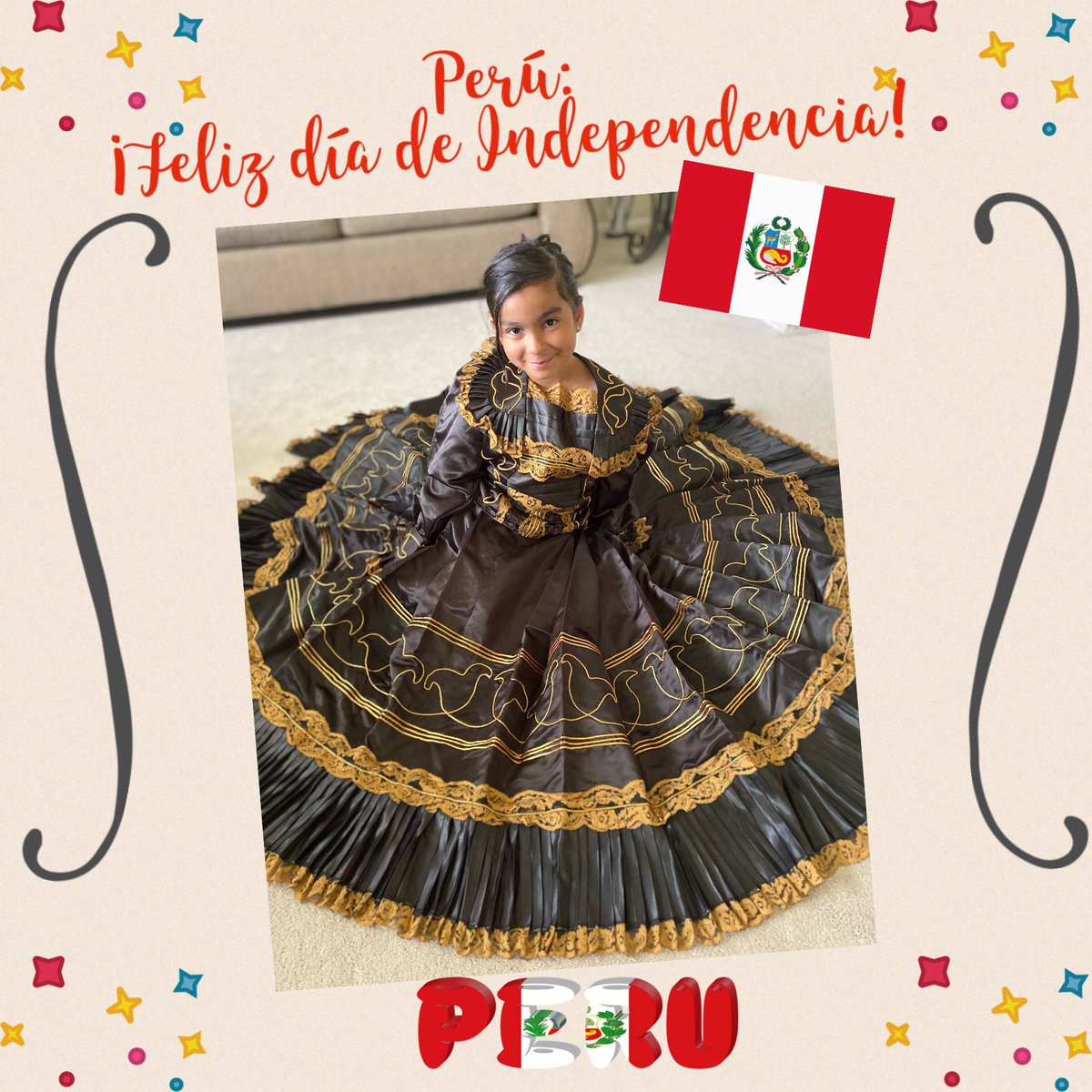 💃🏻Former Torito celebrating Perú today! How special to be wearing abuelita’s Marinera dance dress. ¡Viva el Perú!💃🏻#WeAre54 #SomosMac #WeAreMac
