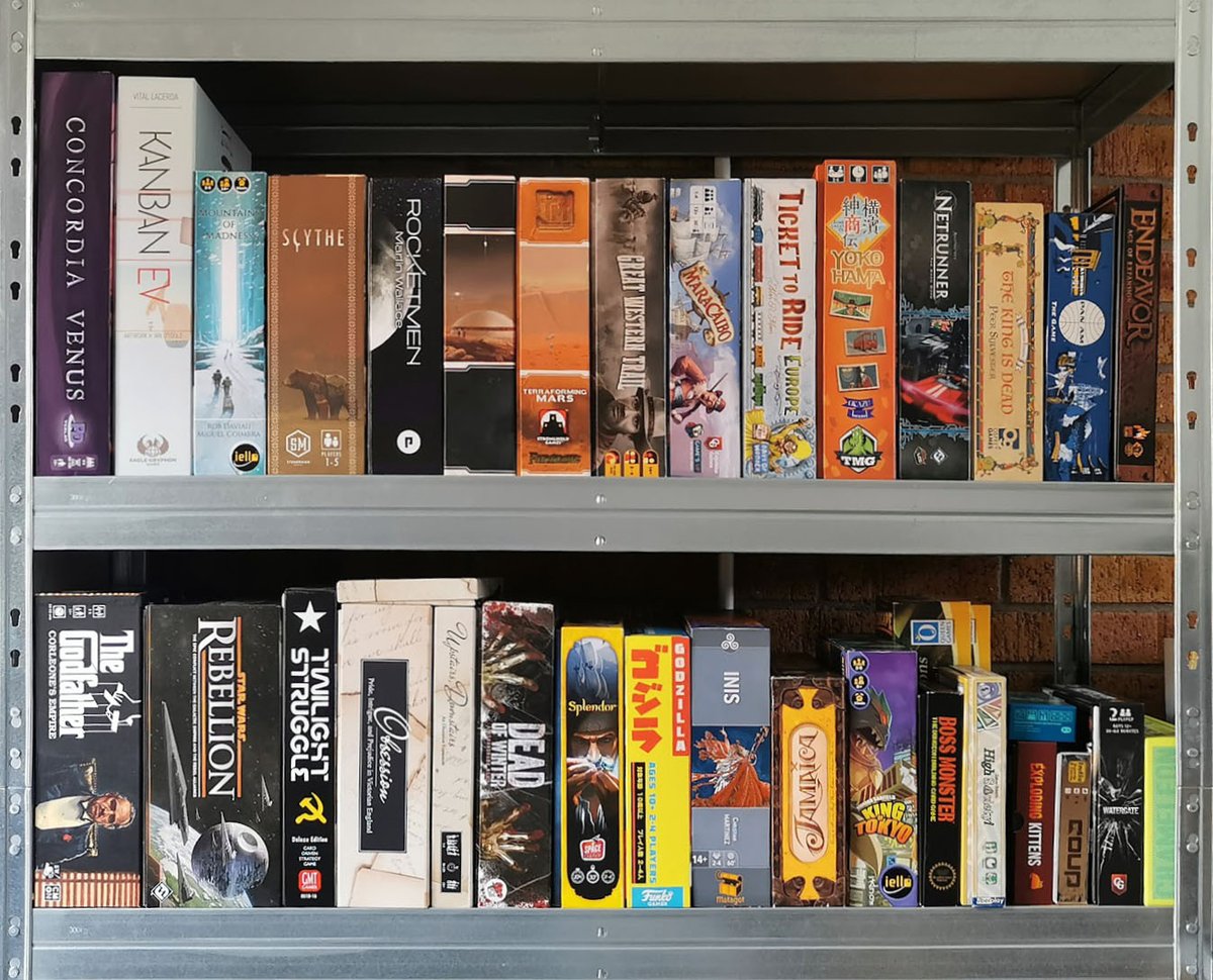 sparkzilla's tweet image. #Shelfie #boardgames