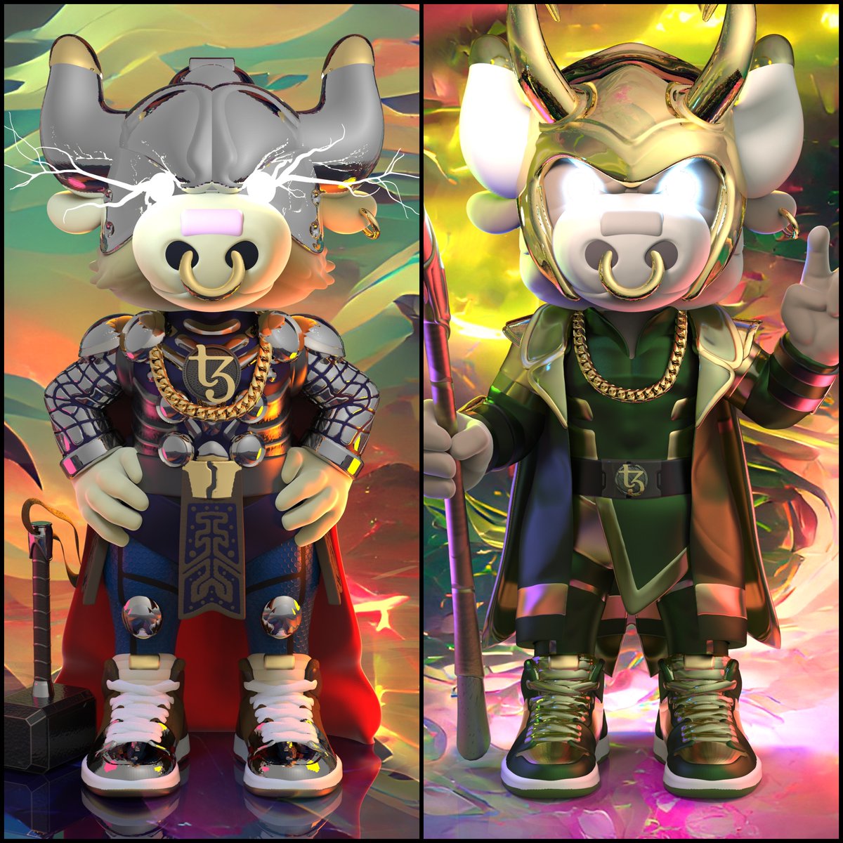 Round 5 of the Bull+Bull Tag Team match ups is one that no one will want to miss! 

It's <a href="/FromAshyToArtsy/">FATA.tez</a> &amp; his Rap Legends facing off against <a href="/UncleJoban/">Joban</a> &amp; the Asgardian Bros... LFG!

#tezos