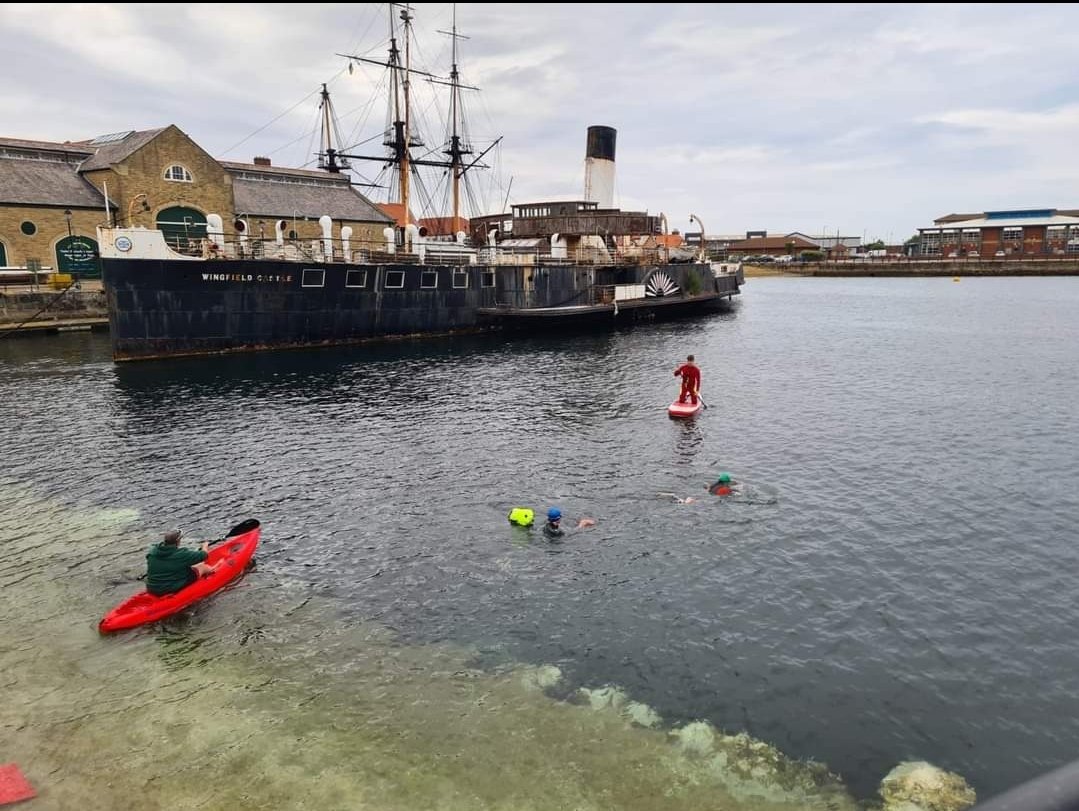 L_Mitchell3's tweet image. Great open water swim tonight in the marina 👌🏻  thank you! Definitely recommend for anyone who wants to try open water swimming in a safe environment as well as those wanting to get some milage in!