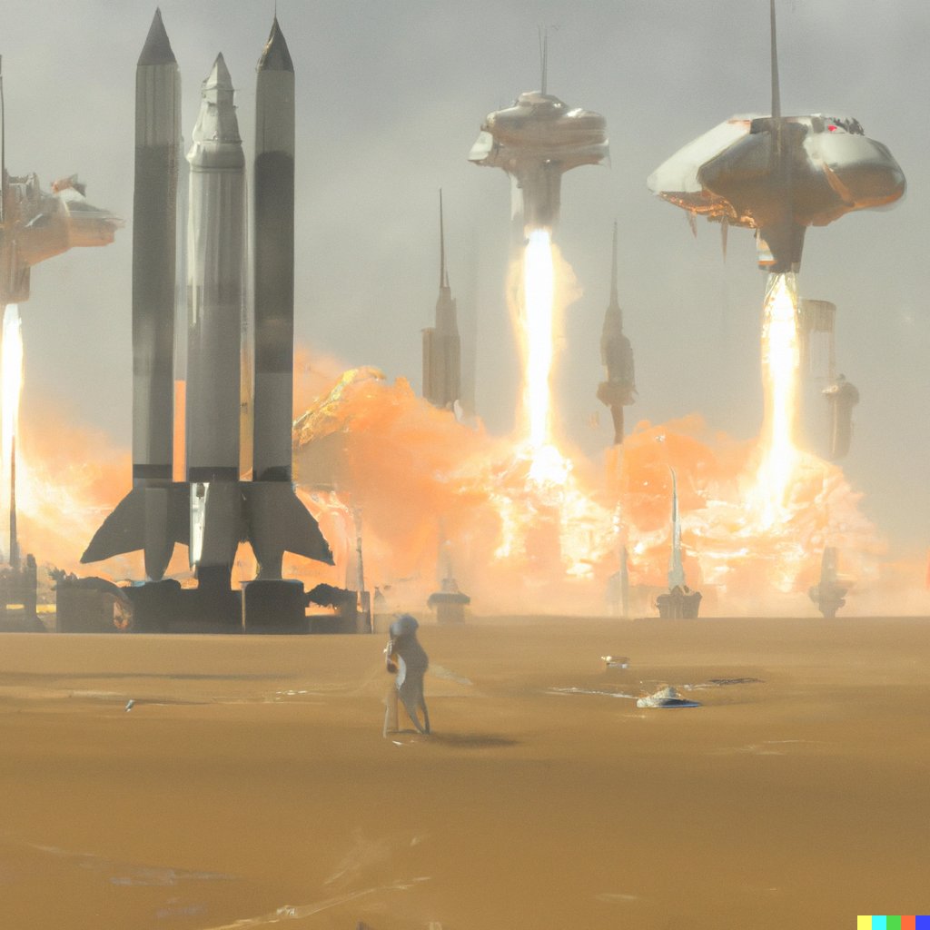 oppie85's tweet photo. While #dalle2 generates plenty of artifacts that give away its AI nature, its ability for easily creating concept art is out of this world. #AIart https://t.co/xgfnc08UdG