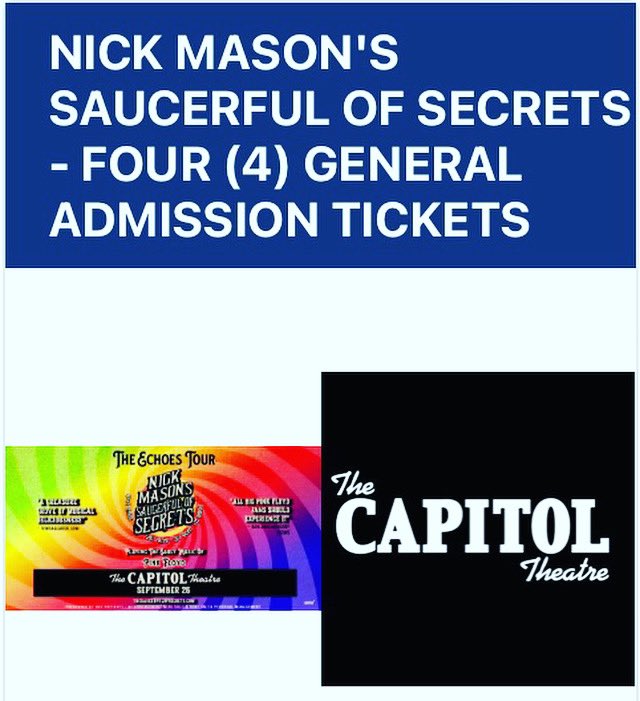 tlcdonofrio's tweet photo. Great show at a wonderful venue, the ‘Cap in Pt. Chester. On the American Legion auction site with a buy now option. Go, have fun, do good! #saucerfullofsecrets @ALPost1038 https://t.co/pW66iwi8lj