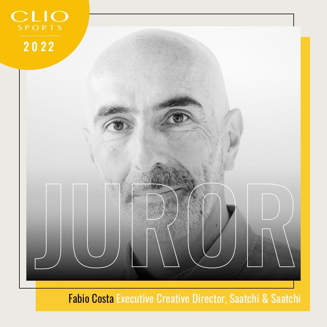 Reporting for duty! The @ClioAwards Sports jury has been announced and we’re excited to see Fabio Costa on the Partnerships &amp; Sponsorships, Branded Content &amp; Sports Betting jury.
#wearesaatchi