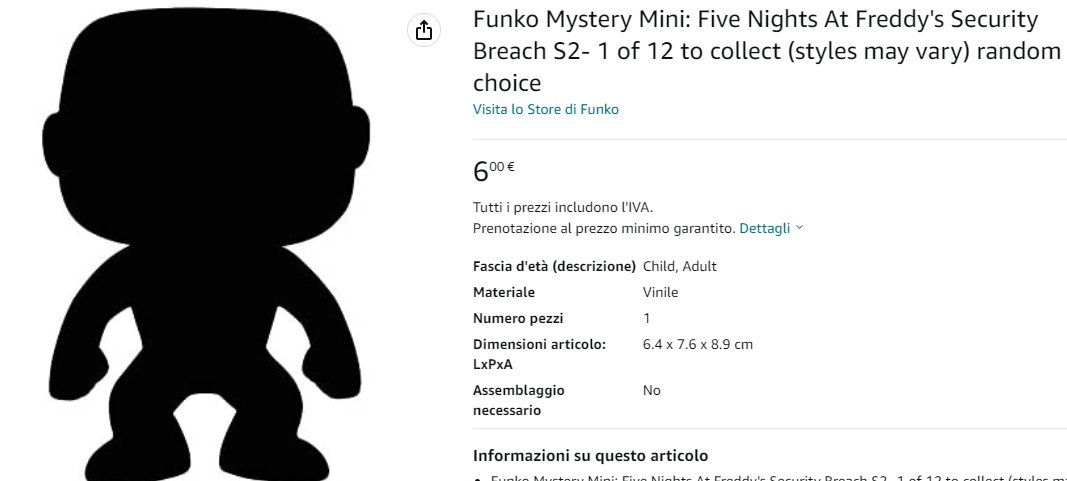Funko Mystery Mini: Five Nights at Freddy's: Security Breach