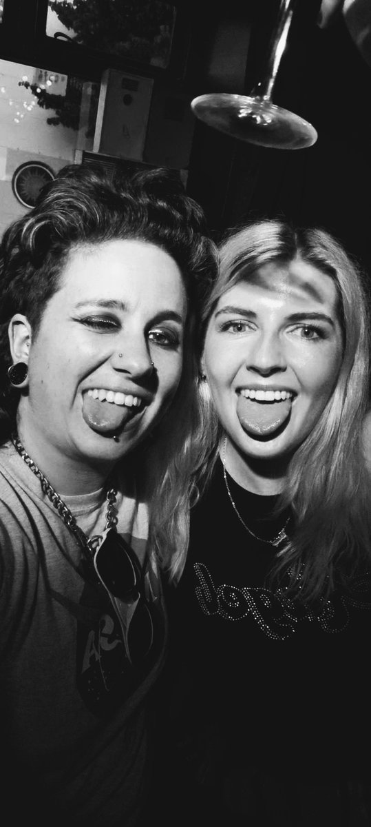 aw we look cute in b&amp;w