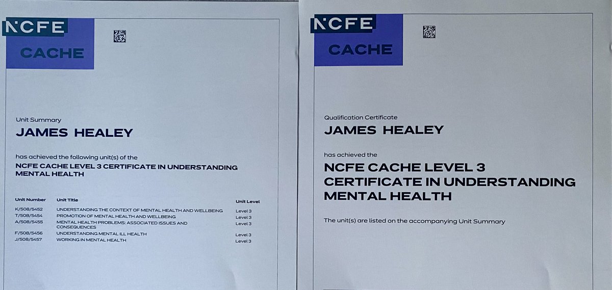 After a lot of studying, reading, writing and time I eventually received my certificate and qualification through the post today. 

Pretty chuffed with this!  👌🏻 🎓