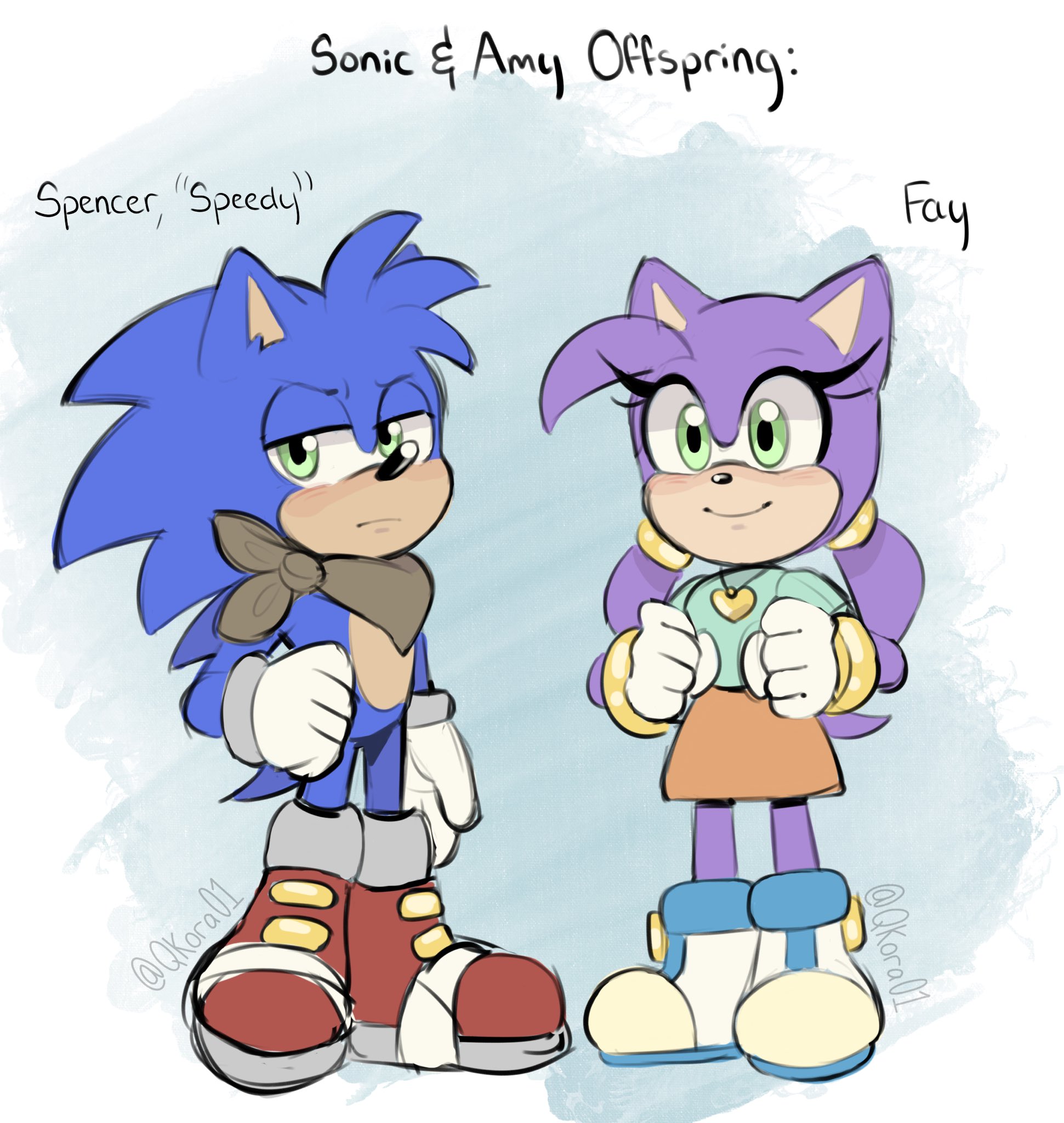 Sonamy Childrens (By @HistoriaAllen) : r/SonicTheHedgehog