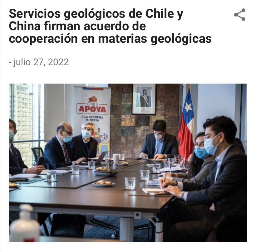 MinMineria_cl's tweet photo. 🗞 #MineríaEnLaPrensa | Subsecretario @willykracht, tras firma de cooperación en #geociencias entre #Chile 🇨🇱 y #China 🇨🇳:

🎙️ “Considero que hay posibilidades de ir más allá del Estado y la industria, e incluir a la academia”

Lee la noticia completa ➡️ https://t.co/ICQVhnPqzw https://t.co/gWn69ulqBb