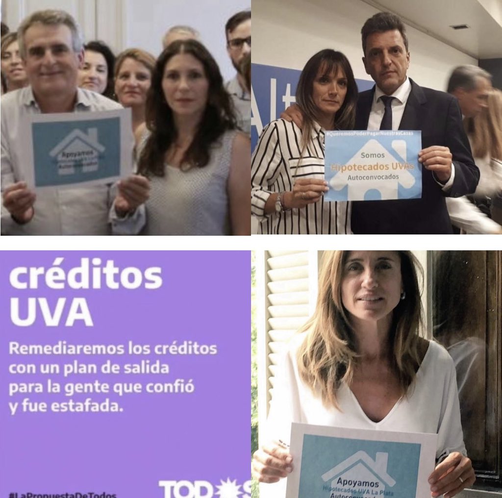 @MalenaMassa Ojalá q desde ese lugar cumpla con su promesa.
Si defiende al pueblo trabajador q no llega a fin de mes seguramente será quien dirija este país 👇 CREDITOS UVA PRENDARIOS Y PERSONALES E HIPOTECARIOS 
550.000 deudores.
Más de 2 millones de votos.