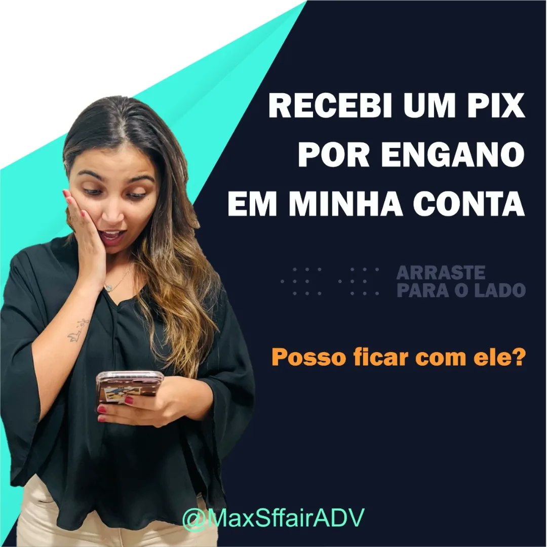 DrMaxWilliams's tweet photo. Artigo 169 do Código Penal:
"Apropriar-se alguém de coisa alheia vinda ao seu poder por erro, caso fortuito ou força da natureza: Pena - detenção, de um mês a um ano, ou multa".
Post completo no Instagram: maxsffairadv

#Direito
#Pix
#drmaxwilliams 

Imagem: @paola_nogueira https://t.co/04JKLW4oVJ