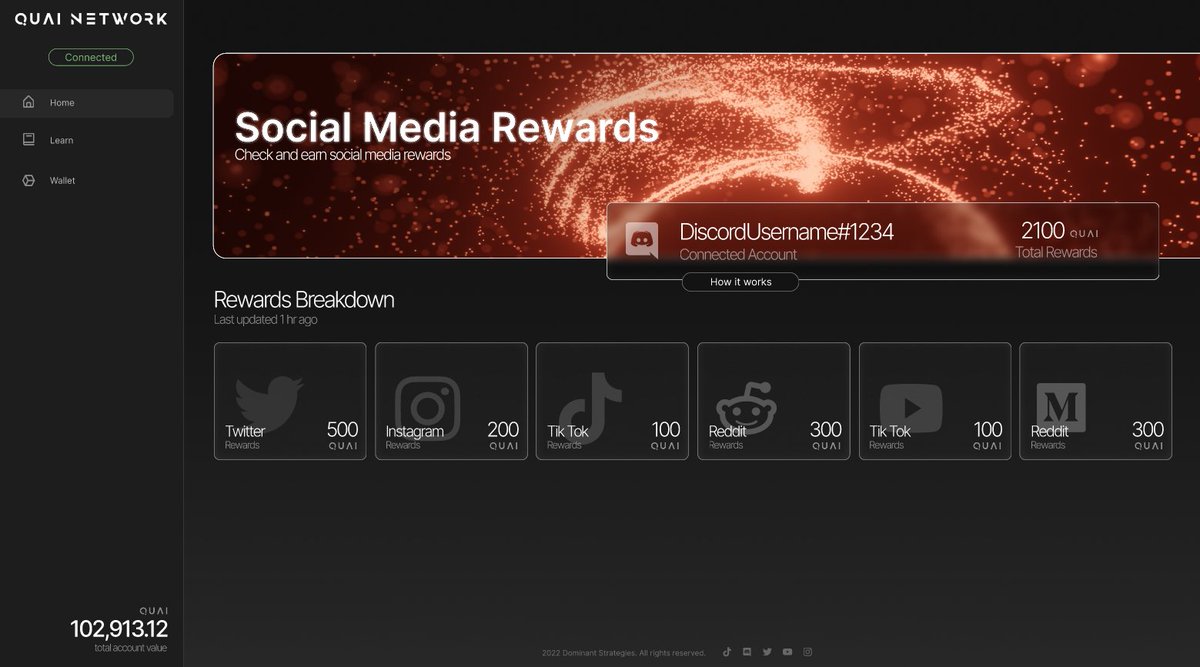 An all-in-one place to check rewards, learn about Quai, and interact with Testnets.

The Quai Dashboard -- Coming Soon.

#QuaiNetwork #Quai #Crypto