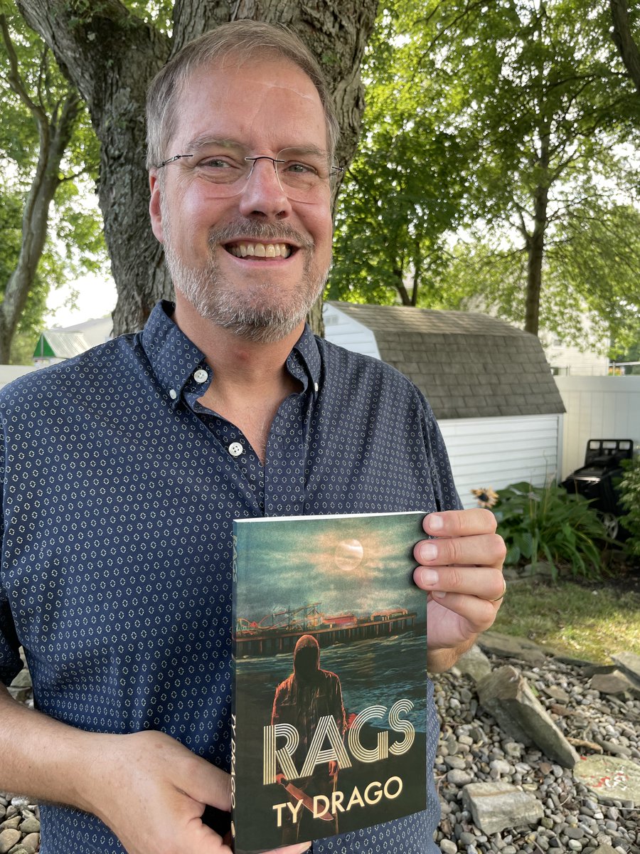Guess what came in the mail! Just five more days until the launch of RAGS, my new YA horror novel!