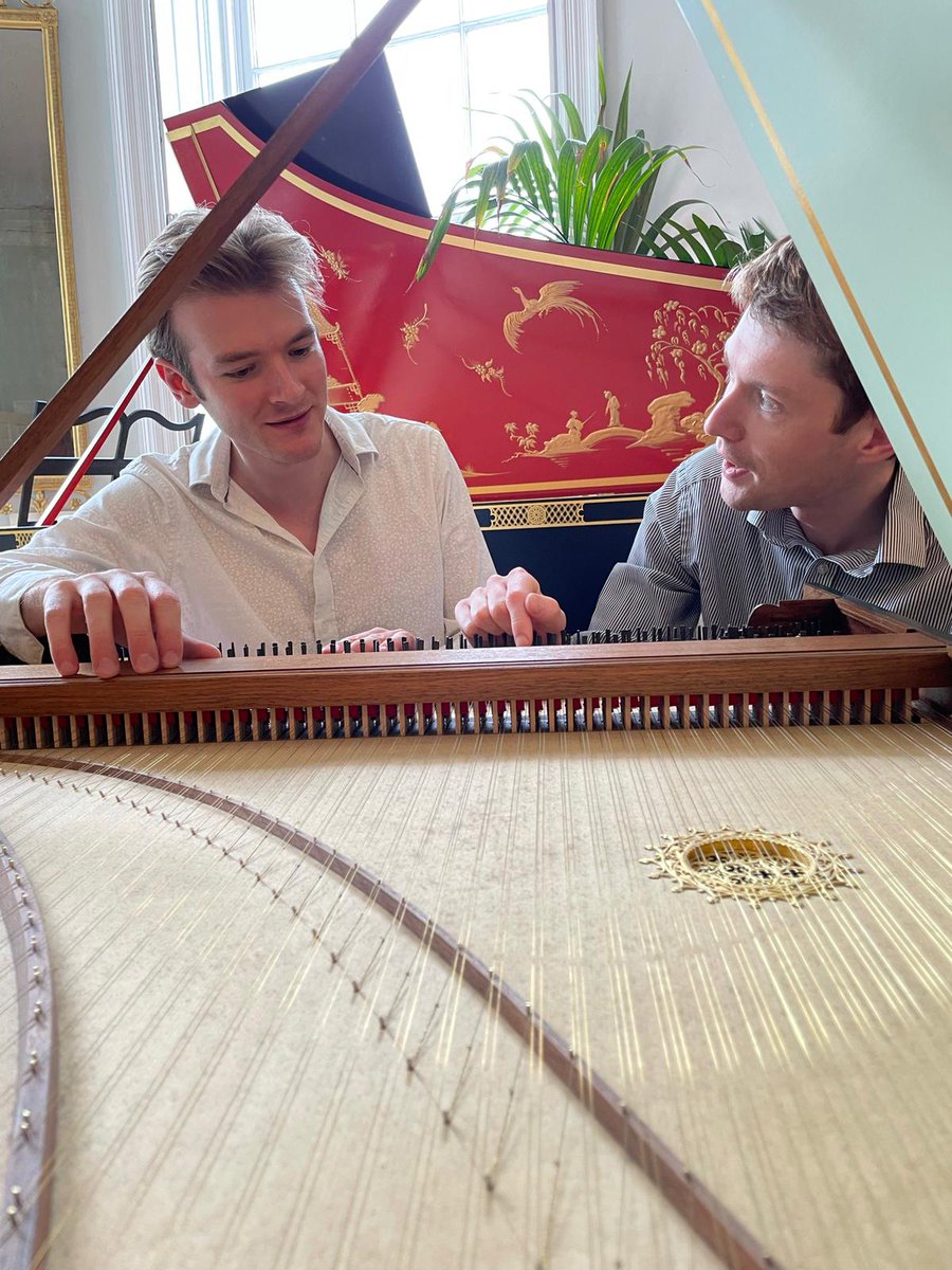 Harpsichord extravaganza tomorrow at St Giles in the Fields, Soho! Excited to be sharing the work of our new duo, the Harmonists with @NathanielMander Tickets here musicathill.org.uk/programme.php #Friday