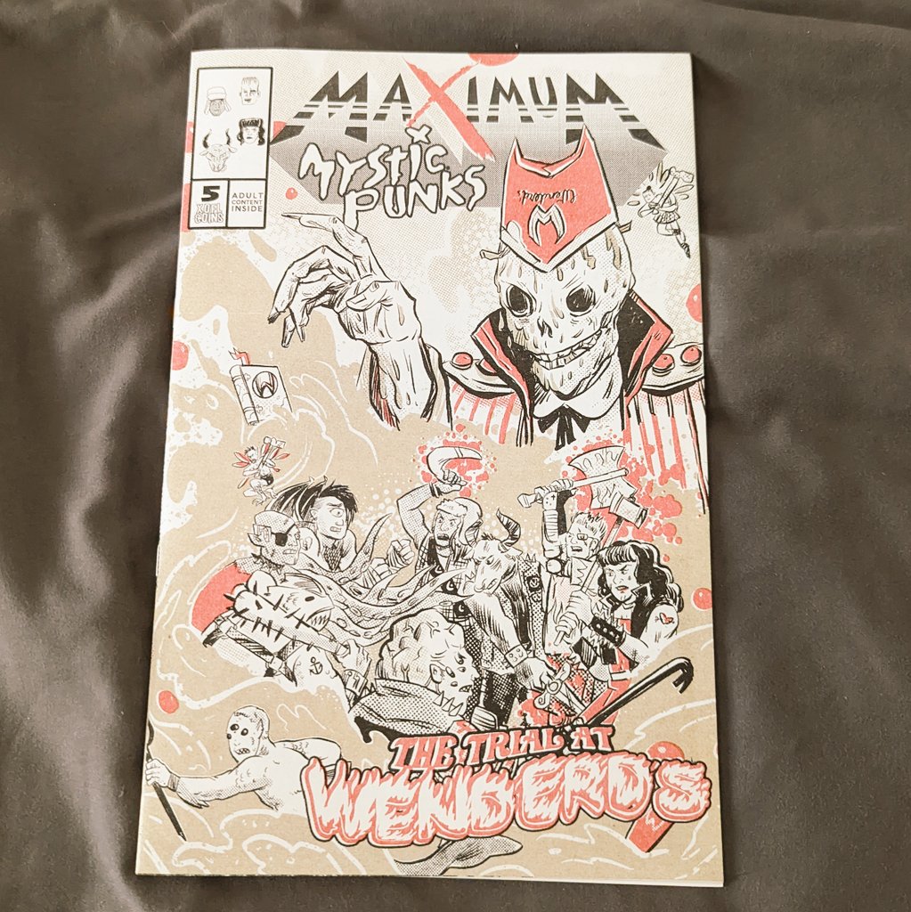 I can't wait to run Mystic Punks, this is the latest module from @mysticpunks and @ExaltedFuneral. I need character sheets for the Quick Start tho.