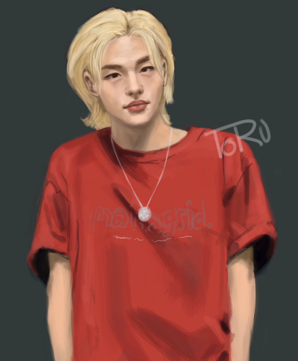у меня трясутся руки 
это первый портрет в диджитале спустя пять лет 
#Hyunjin #skzfanart #Straykidsfanart