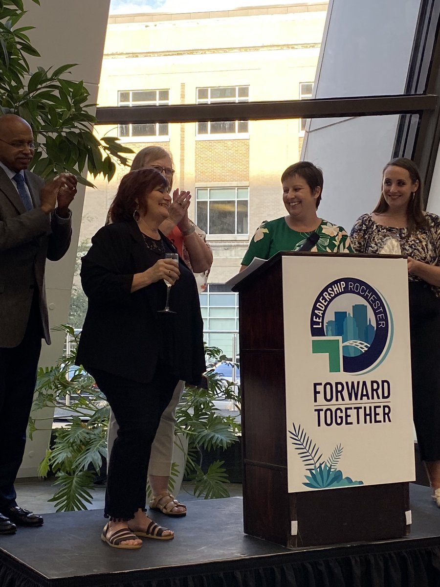 Congratulations to Josanne Reaves for winning the first ever Leadership Rochester Lifetime Achievement Award.