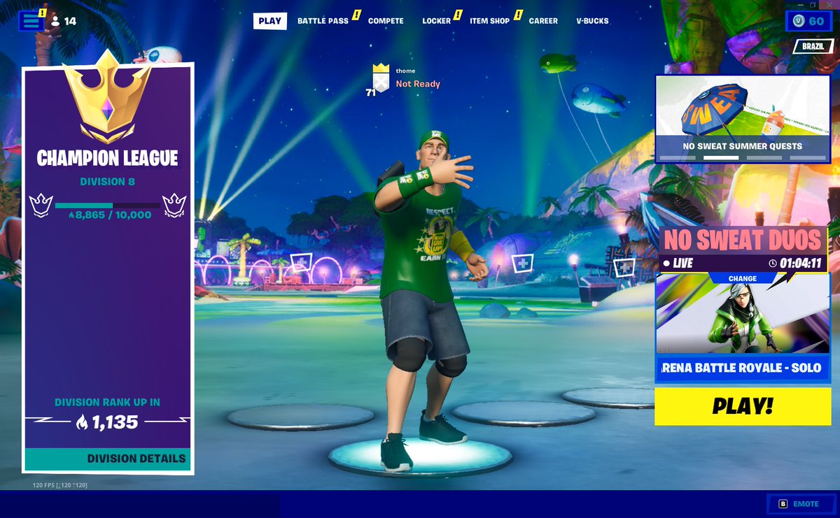 thome210's tweet photo. Salve meus cupinxa!
A @HeroBase me deu 10 CODIGOS da nova skin do John Cena,
Vou estar sorteando pra quem der
LIKE & Marcar 2 amigos
#HeroNoBuild https://t.co/gKwOLOOWyj