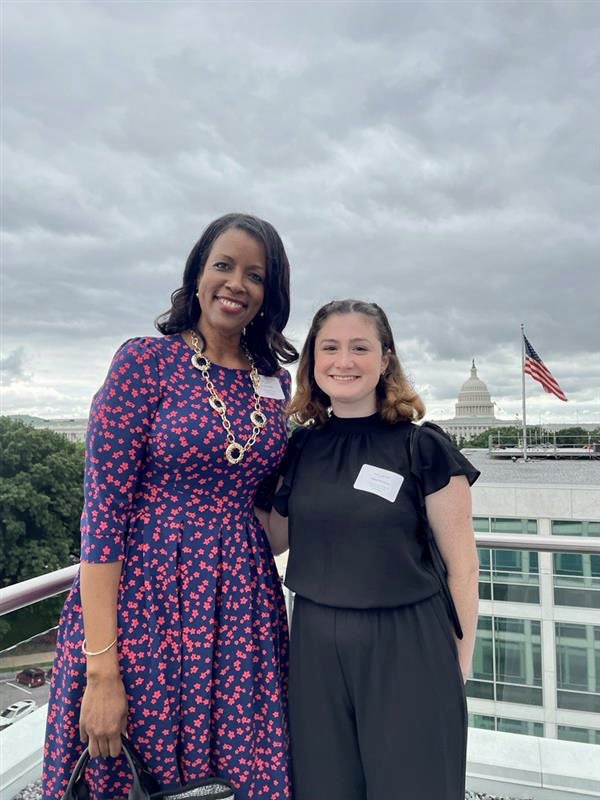 AASCU's tweet image. Happy #NationalInternDay! Today we’re celebrating our summer interns Abby Brantman (communications) from @elonuniversity &amp;amp; Ari Hyman (leadership development programs) from @QuinnipiacU. We hope you enjoyed gaining real-world experience &amp;amp; wish you the best as you return to campus!