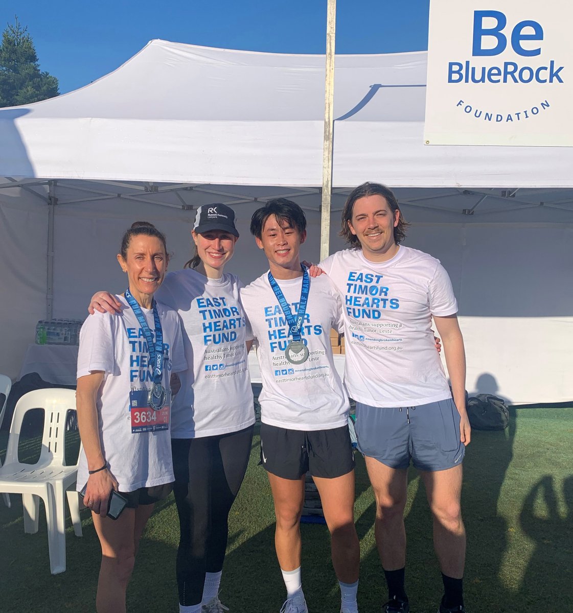 RussellKennedy_'s tweet photo. RK was pleased to support @EastTimorHearts alongside Defence Australia &amp; Timor OAS members in @RunMelbourne 2022 on Sunday. Congrats to all who participated &amp; contributed to the important work of @EastTimorHearts. Learn more here: https://t.co/WSW1j0lQzC #runmelbourne2022 https://t.co/S2vKLgh0nz