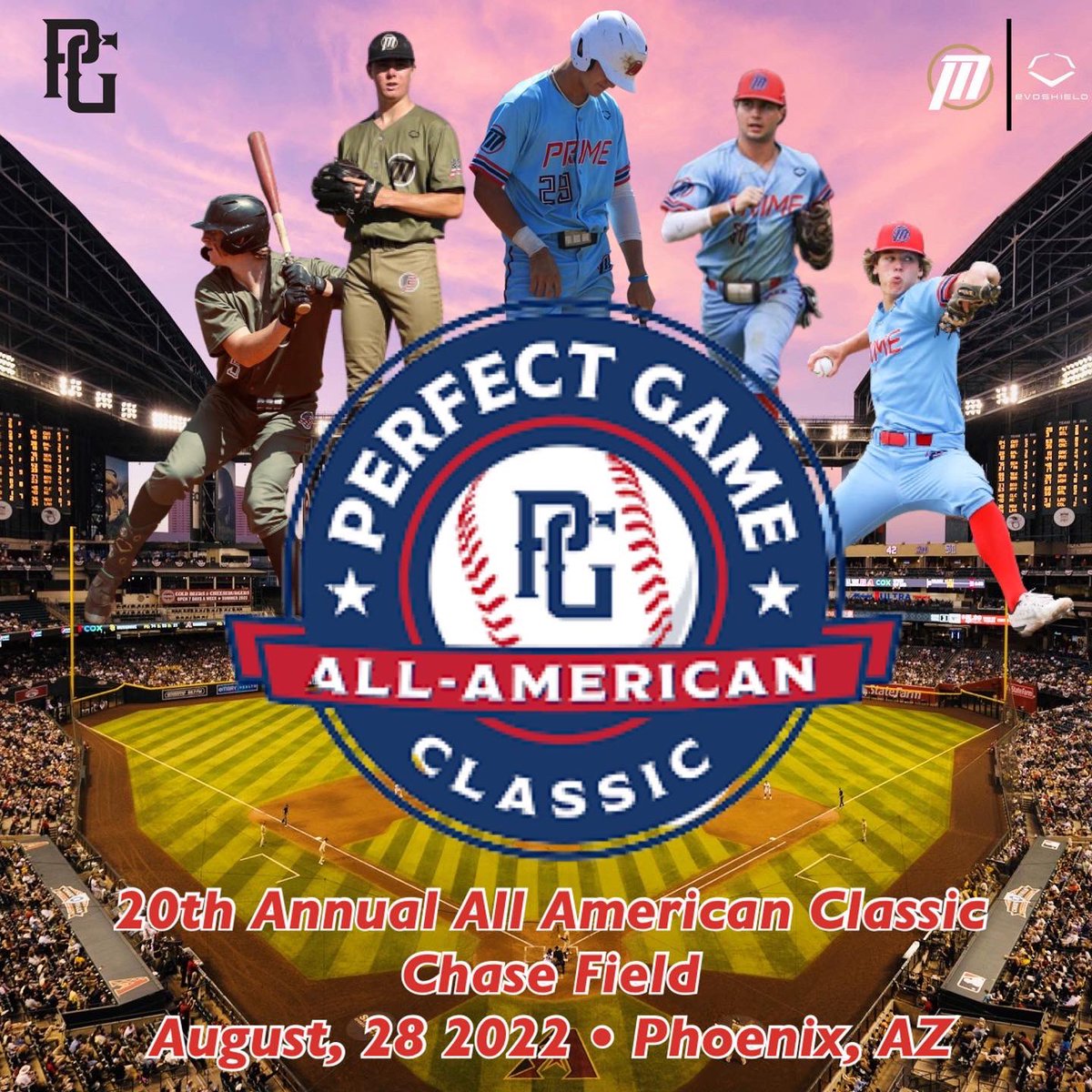 Congratulations to the 5️⃣ #AlphaBoys who were selected to play in the 2022 PG All American Classic at Chase Field! #WestSquad #PGAAC <a href="/perfectgameusa/">Perfect Game USA</a> 

🗓 August 28th, 2022
📍 Phoenix, AZ
🏟 Chase Field 

Aidan Keenan 
Gabe Gaeckle  
Carl Schmidt 
Ryder Helfrick  
Nolan Stevens