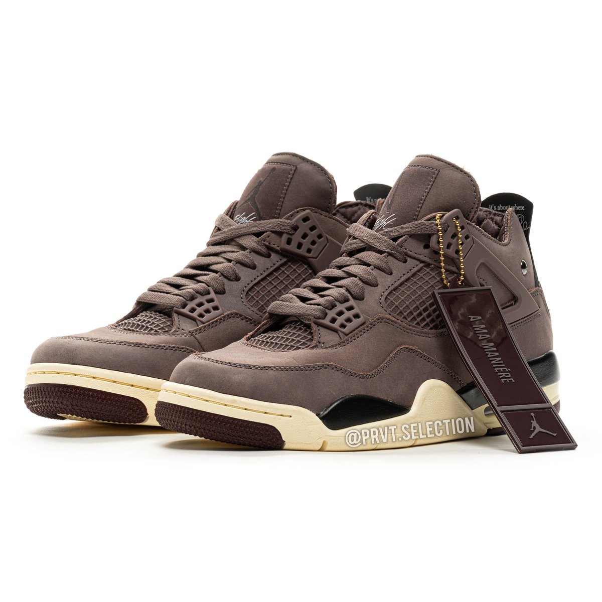 masterchefian's tweet photo. Official @PrvtSelection AMM Jordan 4 images! https://t.co/BJXtJMPHb0