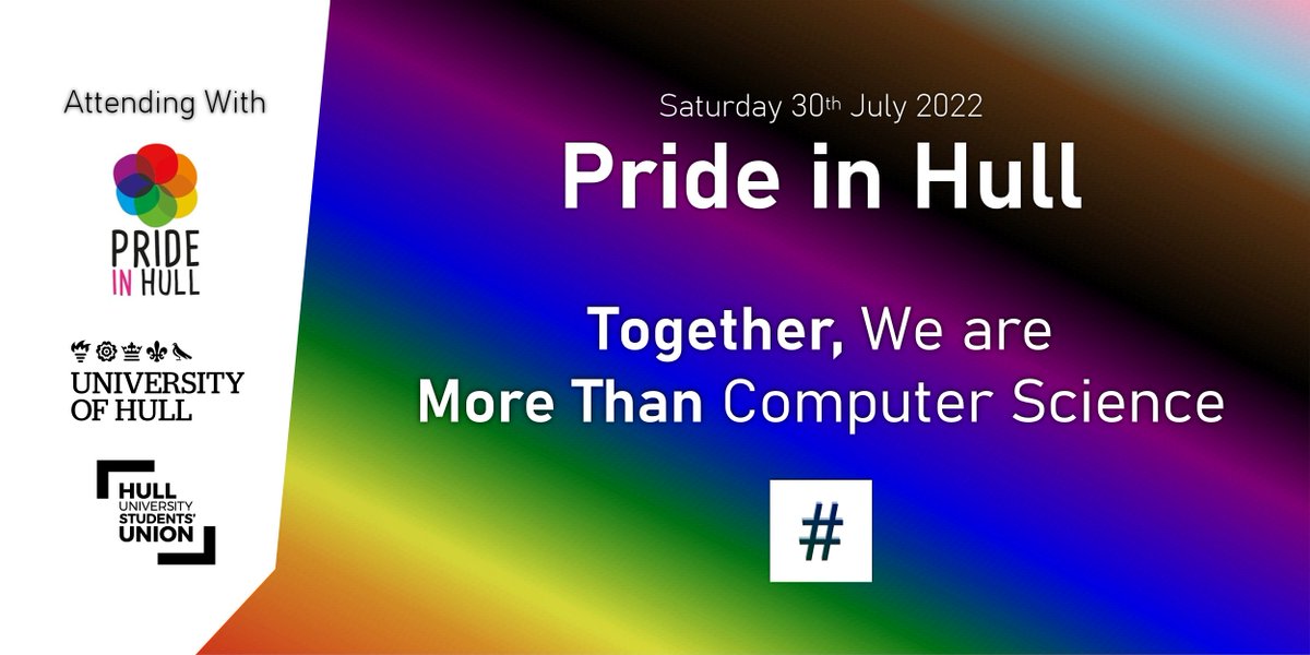 hull_CSS's tweet image. Today #hullCSS will be joining @HullUniUnion and @UniOfHull at the 2022 @prideinhull event!
We look forward to seeing many friendly faces and enjoying the festival!