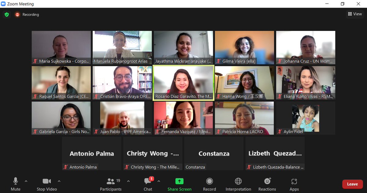 Pleased to have met with the Children, Adolescents and Youth Group for the Latin America and the Caribbean 🌎 and regional UN agencies 🇺🇳 that work to facilitate the meaningful participation of young people in the formal review process of the #2030Agenda 👏