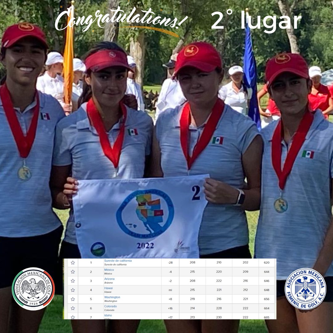 Muchas felicidades equipo!!!!! 
Finalizan el el 2° lugar en el Torneo Girls Junior Americas Cup. @larissaacarrilloo @saldanaalexa @clarisatemeloe <a href="/malugzz03/">Ma Lucia Gzz</a> <a href="/clod012/">Chelsea Clod</a> <a href="/sandraangulom/">Sandra Angulo</a>
#golf #golffemenilamfg #somosgolf #orgullomexicano #todossomosfederación ⛳️🇲🇽